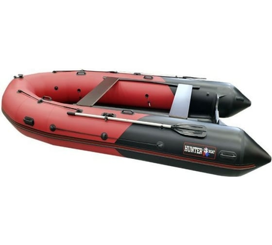 Лодка Hunterboat Хантер 420 ПРО красная/черная 4627110222007