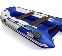 Лодка Hunterboat Хантер Стелс 335 Аеро, синий/белый 4627110221703