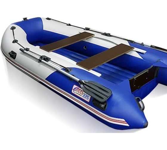 Лодка Hunterboat Хантер Стелс 335 Аеро, синий/белый 4627110221703