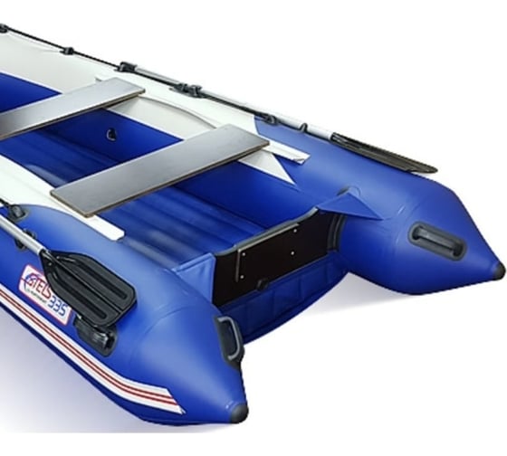Лодка Hunterboat Хантер Стелс 335 Аеро, синий/белый 4627110221703