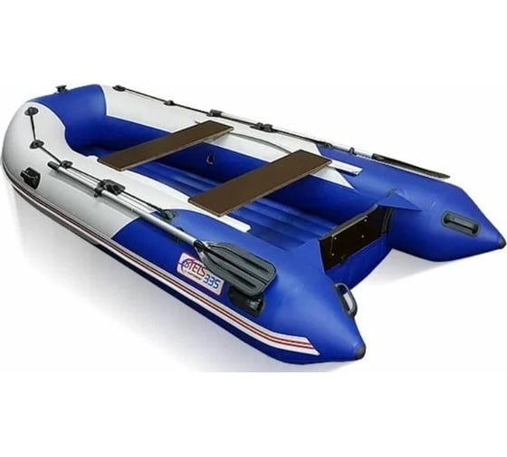 Лодка Hunterboat Хантер Стелс 335 Аеро, синий/белый 4627110221703