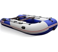 Лодка Hunterboat Хантер Стелс 335, белая/синяя 4627110221512