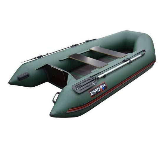 Лодка Hunterboat Хантер 290 Л, зеленая 4627110220287