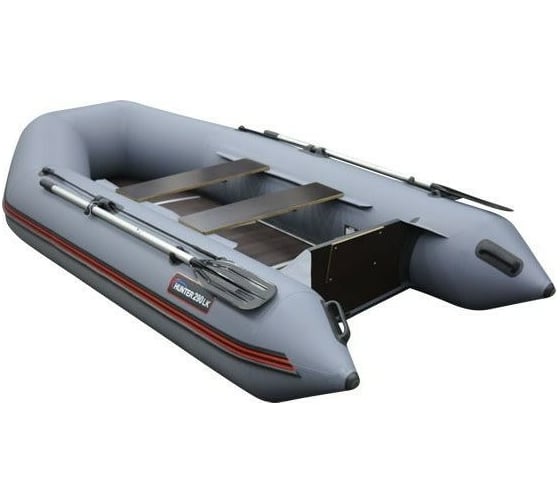 Лодка Hunterboat Хантер 290 ЛК, серый 4627110220317