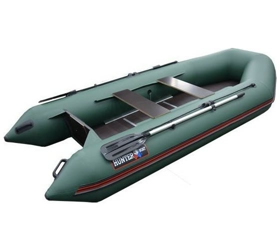 Лодка Hunterboat Хантер 320 ЛК, зеленая 4627110220386
