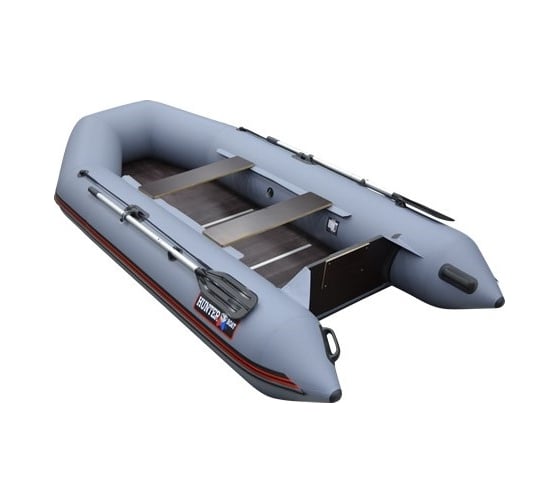Лодка Hunterboat Хантер 320 ЛК, серая 4627110220379