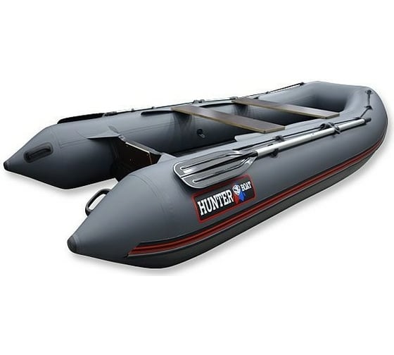 Лодка Hunterboat Хантер 330 А серая 4627110220805