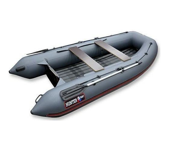Лодка Hunterboat Хантер 330 А серая 4627110220805