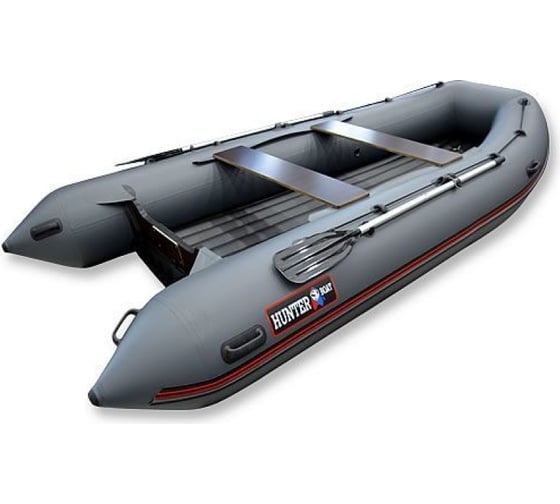 Лодка Hunterboat Хантер 390 А, серый 4627110221482