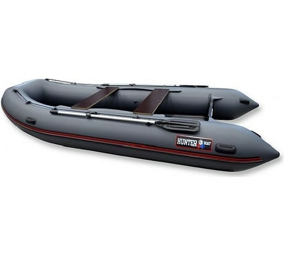 Лодка Hunterboat Хантер 390 А, серый 4627110221482