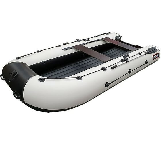 Лодка Hunterboat Хантер 385 А, лайт белый/черный 4627110222212