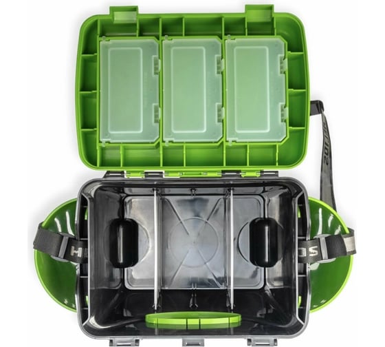 Зимний ящик Helios FishBox 10л зеленый 156316