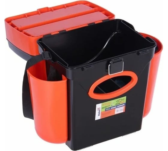 Helios Ящик зимний FishBox 10л оранжевый 156317