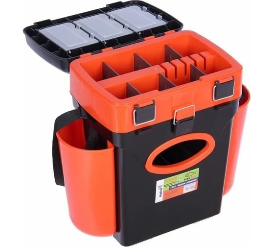 Helios Ящик зимний FishBox 10л оранжевый 156317