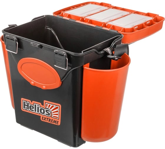 Helios Ящик зимний FishBox односекционный 10л оранжевый 156321