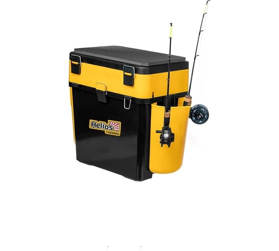 Helios Ящик FishBox Thermo с термоконтейнером 19л/8,5л черно-желтый T-FB-T-19-8-BY 321705 1