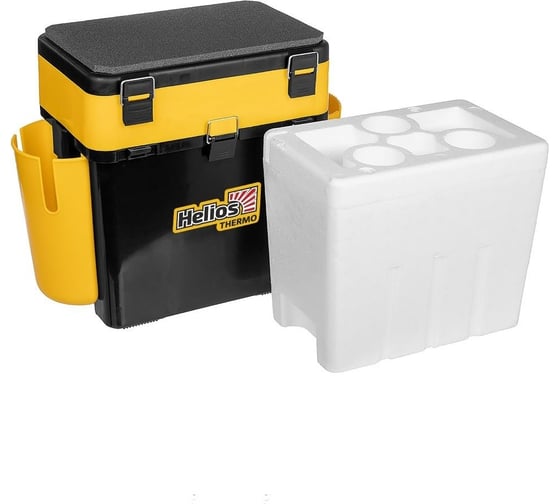 Helios Ящик FishBox Thermo с термоконтейнером 19л/8,5л черно-желтый T-FB-T-19-8-BY 321705