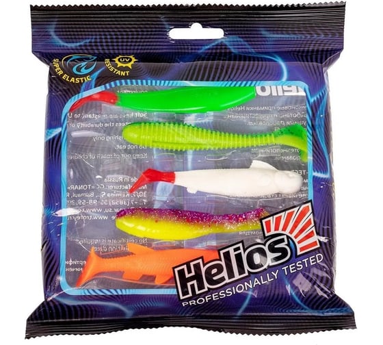Набор приманок для ловли на джиг Helios HS-PJ-SET2, 5шт, SET#2 311020