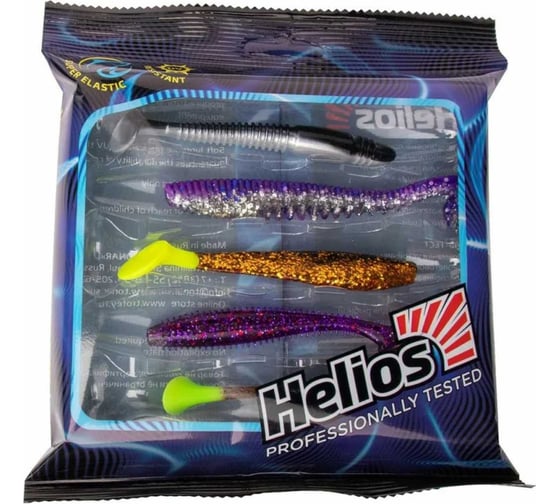 Набор приманок на судака Helios HS-ZR-SET2 Река, 5шт, SET#2 298372