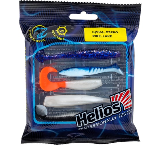 Набор приманок на щуку Helios HS-PL-SET2 Озеро, 5шт, SET#2 298296