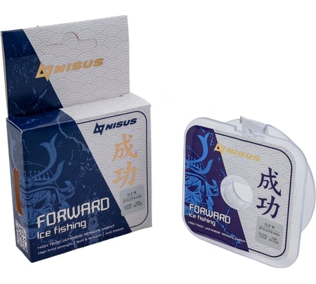 Леска Nisus FORWARD ICE FISHING N-FIF-0.074-50, 0.074мм/50м, нейлон прозрачный 294464