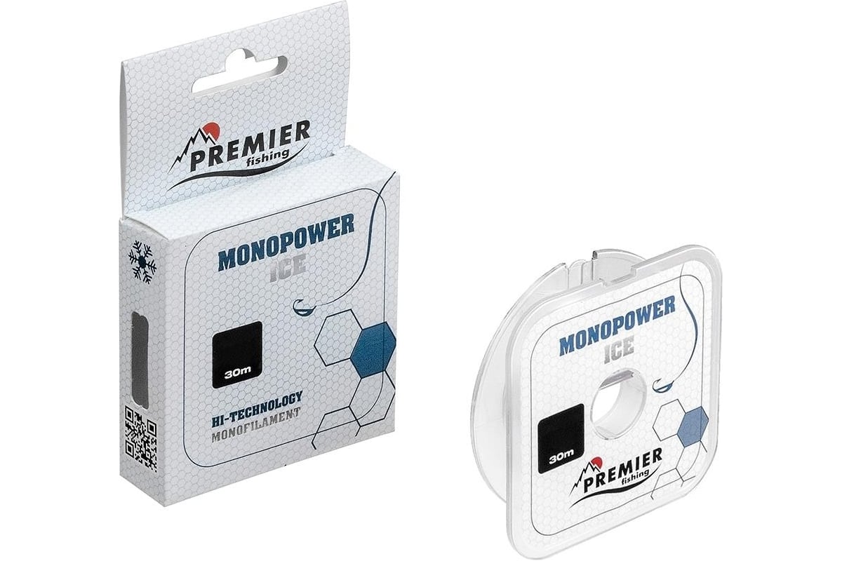 Леска MONOPOWER ICE 0.08mm/30m (PR-MI-T-008-30) 280967