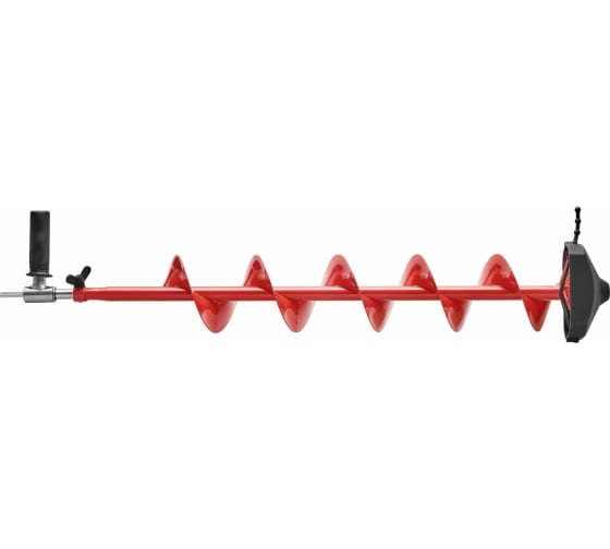 Шнек ледобура Rextor STORM Long с адаптером с ручкой под шуруповерт, 150мм RES-150L-AC 1