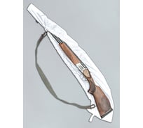 Быстросъемный чехол для ружья Tplus М2 110-135см, оксфорд 240, белый T021200