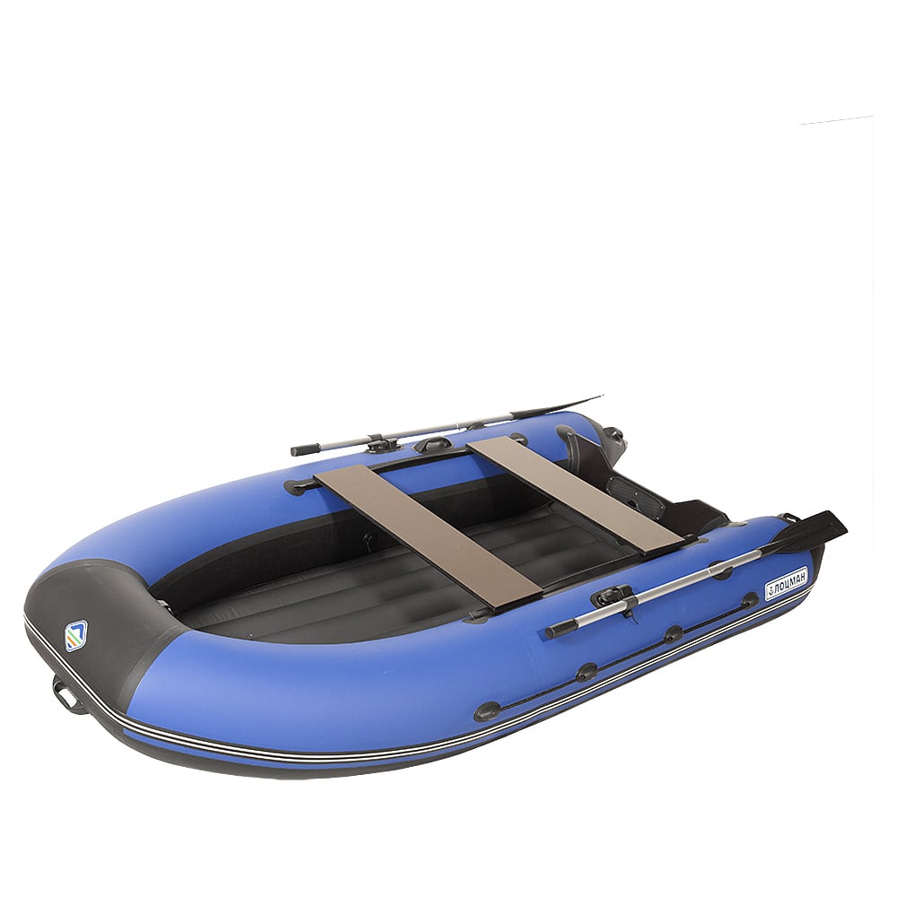 Моторная килевая лодка КОВЧЕГ Лоцман 320 НДНД синий/чёрный 725301842 ...