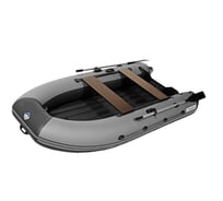 Моторная килевая лодка КОВЧЕГ Лоцман 300 НДНД серый/чёрный 725301804