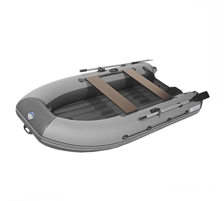 Моторная килевая лодка КОВЧЕГ Лоцман 300 НДНД серый/тёмно-серый 725301798