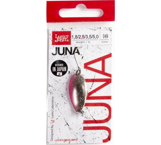 Колеблющаяся блесна Lucky John JUNA длина 30мм, вес 02.5г, цвет 049 LJJU25-049