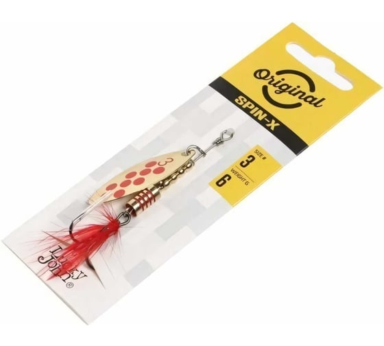 Вращающиеся блесны Lucky John SPIN X LONG 03 6.0 г, CR/GR/SR, 3шт LJSL03-001SET