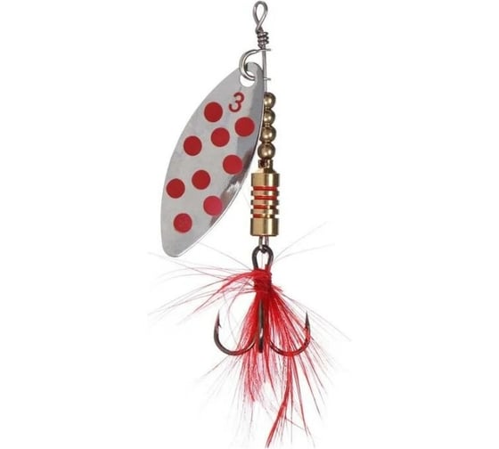 Вращающиеся блесны Lucky John SPIN X LONG 03 6.0 г, CR/GR/SR, 3шт LJSL03-001SET