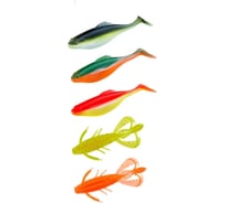 Съедобные искусственные виброхвосты Lucky John LJ Pro Series 04 SET 5упаковок LJSS-004SET