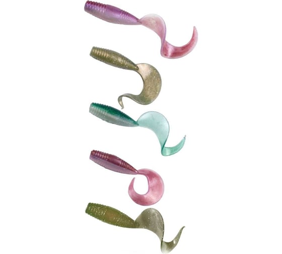 Съедобный искусственный виброхвост Lucky John LJ Pro Series 03 SET 5 упаковок LJSS-003SET 1