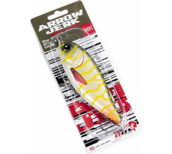 Плавающий воблер Lucky John LJ BBS Original ARROW JERK F 015.00/031 LJO0515F-031