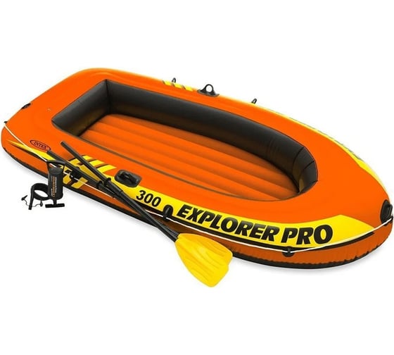 Лодка Intex EXPLORER PRO 300 244x117x36 см, весла 59623, насос 68612 58358