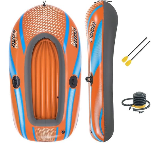 Лодка BestWay КОНДОР 2000 6 1x38/1.85m x97cm 61142 104779