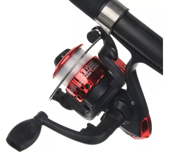 Рыболовный набор FISHING удочка, 1.8м, тест 10-30 гр, катушка, леска, грузила, бусины AZOR 149-110