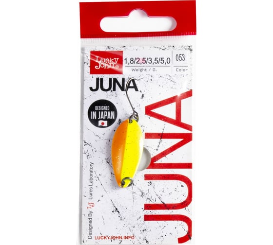 Колеблющаяся блесна Lucky John JUNA длина 30мм/02.5г, 053 LJJU25-053