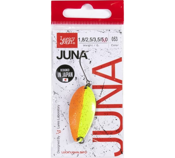 Колеблющаяся блесна Lucky John JUNA длина 39мм/05.0г, 053 LJJU50-053