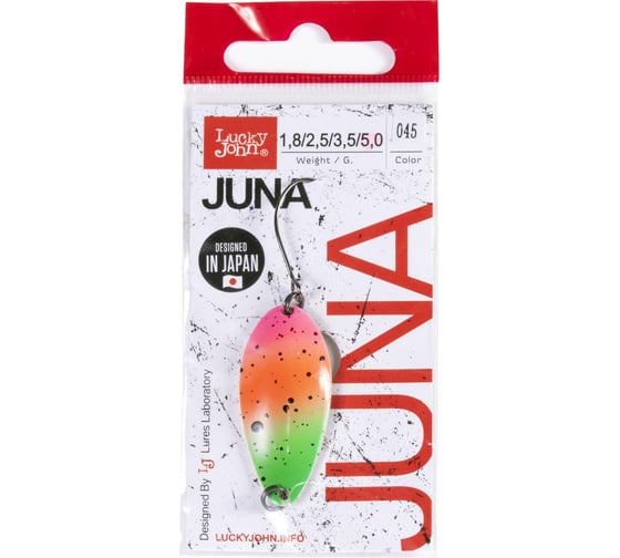 Колеблющаяся блесна Lucky John JUNA длина 39мм/05.0г, 045 LJJU50-045