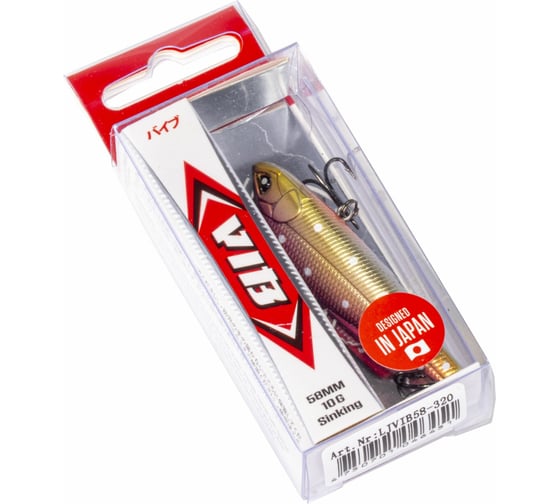 Тонущий вертикальный воблер Lucky John LJ Pro Series VIB S 58.00/320 LJVIB58-320