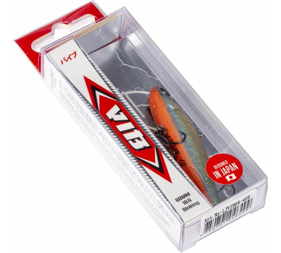 Тонущий вертикальный воблер Lucky John LJ Pro Series VIB S 68.00/409 LJVIB68-409