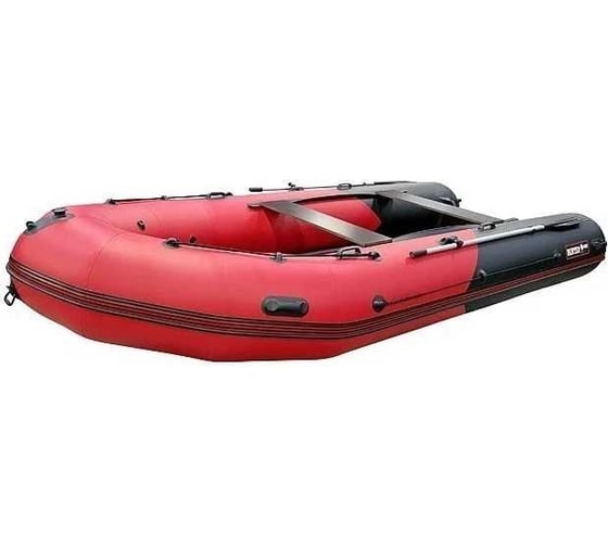 Надувная лодка Hunterboat Хантер 450 Про, красный/черный 4502412