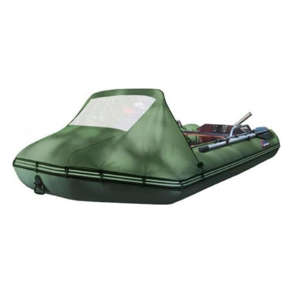 Носовой тент на лодку Hunterboat Хантер 320 л, 320 лк, 320 лка, зеленый ...