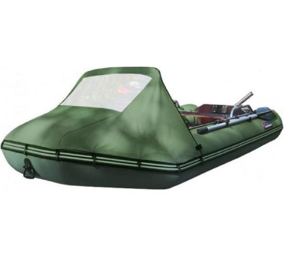Носовой тент на лодку Hunterboat Хантер 320 л, 320 лк, 320 лка, зеленый 100172 1