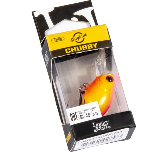 Плавающий воблер Lucky John LJ Original CHUBBY DR F 04.00/011 LJO2004DRF-011