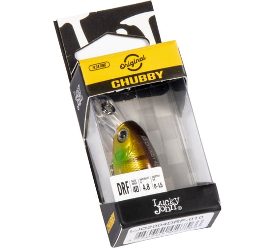 Плавающий воблер Lucky John LJ Original CHUBBY DR F 04.00/010 LJO2004DRF-010